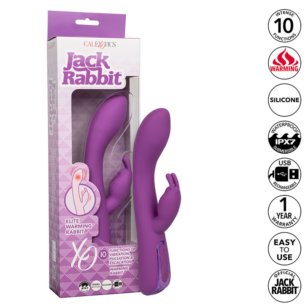 CalExotics Jack Rabbit Elite Warming Rabbit Vibe - Icons 