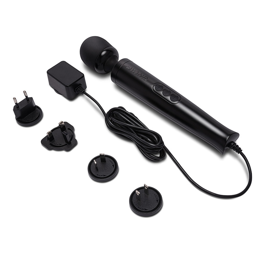 Le Wand Die Cast Plug-In Vibrating Massager - Adapters 