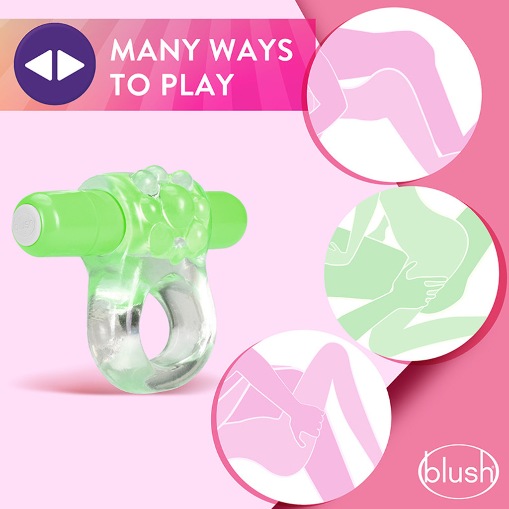 Blush Novelties Play With Me - Teaser Vibrating C-Ring - Couples Play