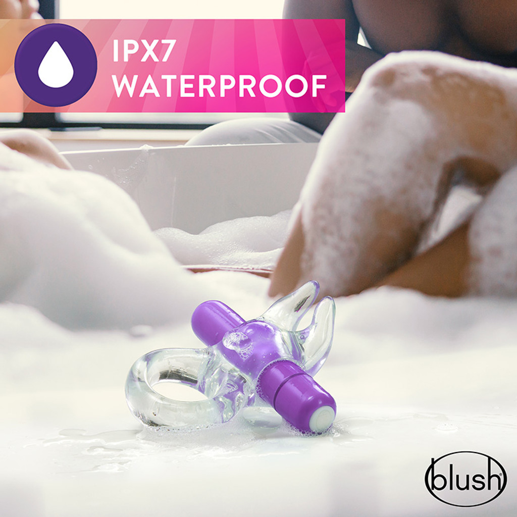 Blush Novelties Play With Me - Bull Vibrating C-Ring - IPX7 Waterproof