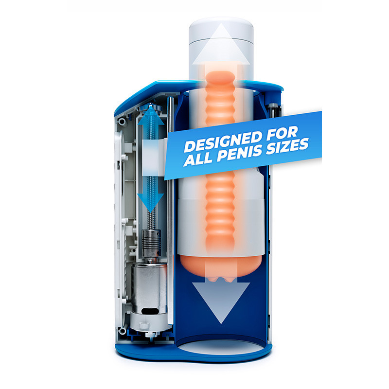 Autoblow AI Ultra Blowjob Machine - Side Graphic Sizing