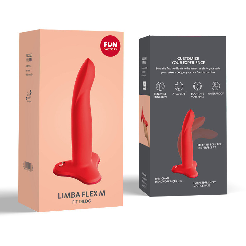 Fun Factory Limba Flex Bendable Dildo Medium - Packaging