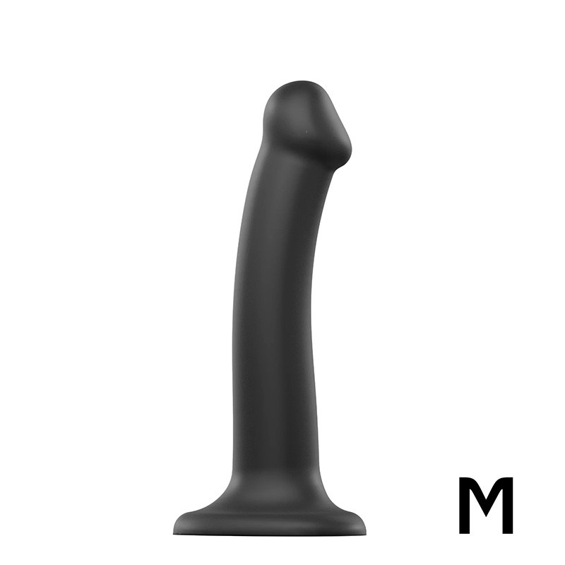 Strap-On-Me Semi-Realistic Dual Density Bendable Dildo - Medium