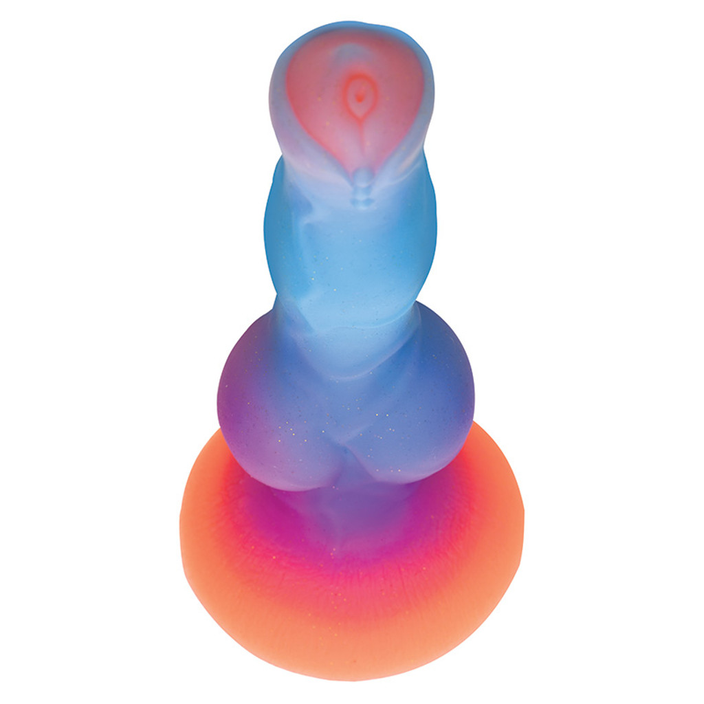 Creature Cocks Space Cock Glow-in-the-Dark Silicone Alien Dildo - Tip