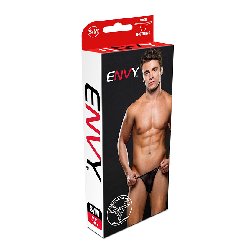 Envy Menswear Mesh G-String - S/M Package