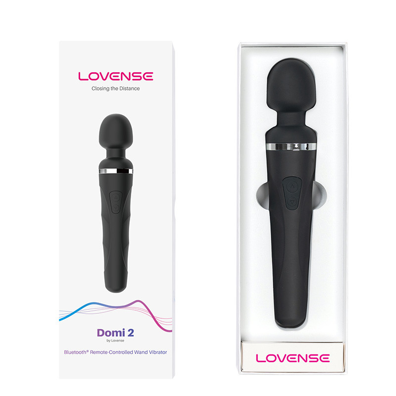 Lovense Domi 2 Bluetooth App-Controlled Wand Massager -Open Packaging