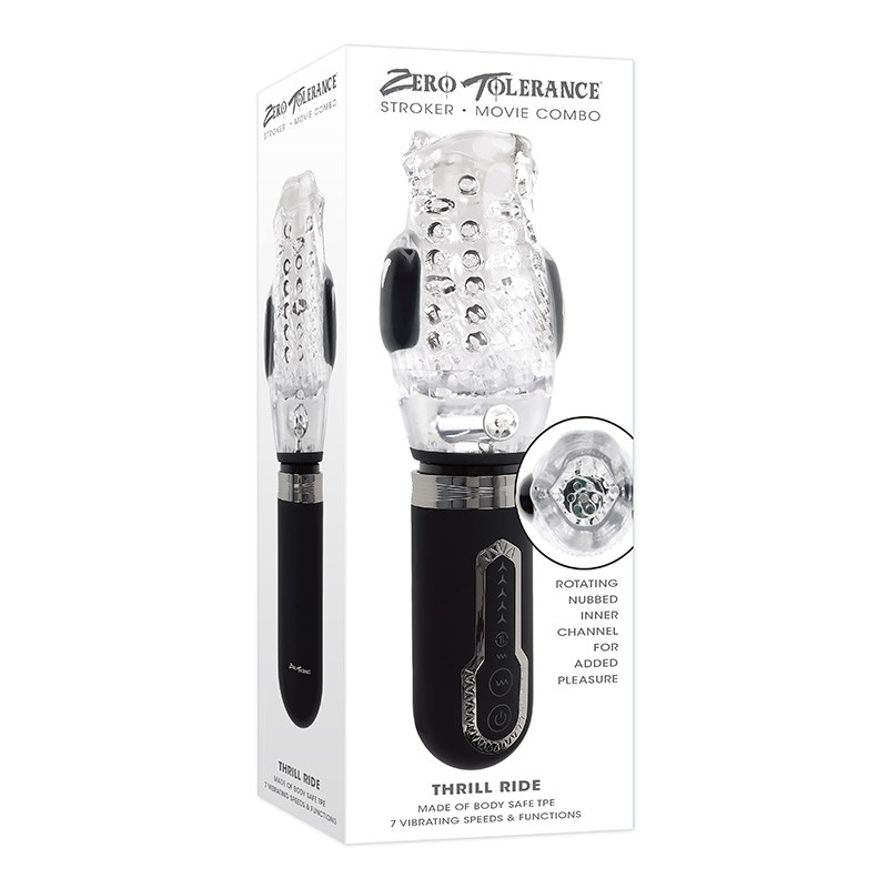 Zero Tolerance Thrill Ride Thrusting Spinning Vibrating Stroker - 3D Box