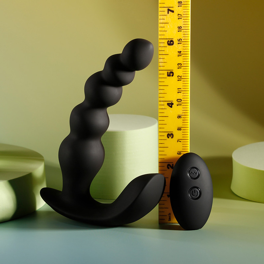 Evolved Novelties Bead Me Up Vibrating Plug - Lifestyle Measurements