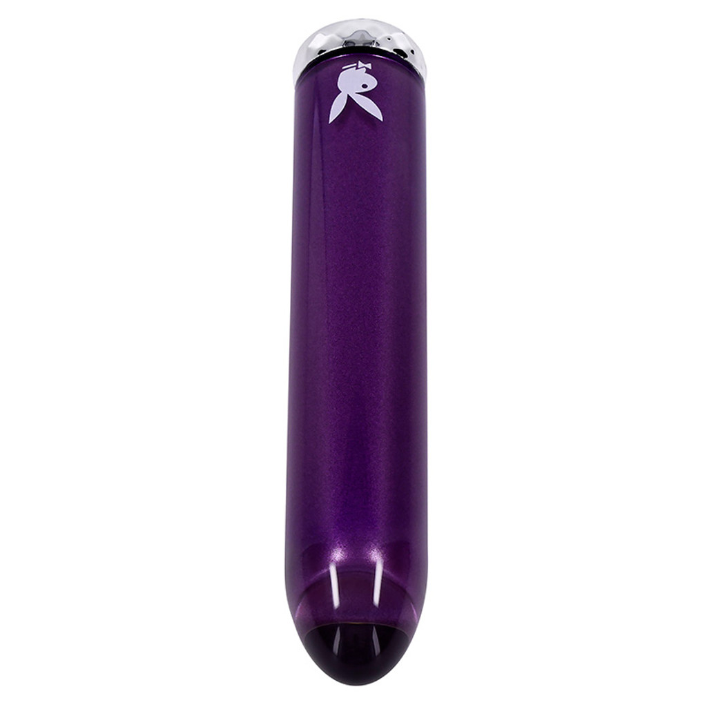 Playboy Pleasure Amethyst Glass Tip Vibrator - Tip