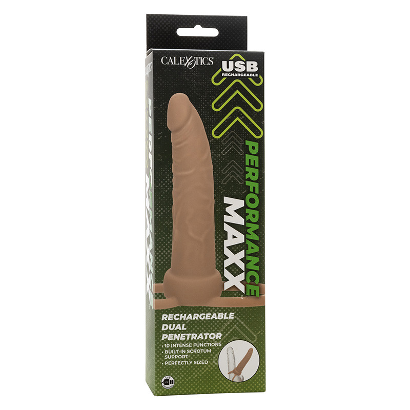 Ivory CalExotics Performance Maxx Rechargeable Dual Penetrator - Packaging Front