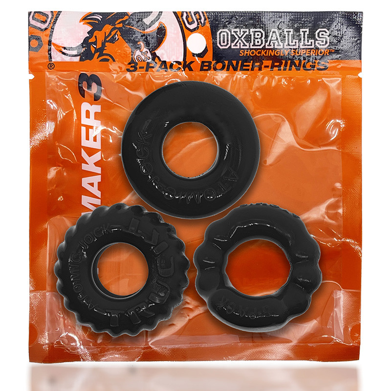 Oxballs Bonemaker 3-Pack Boner Rings - Packaging