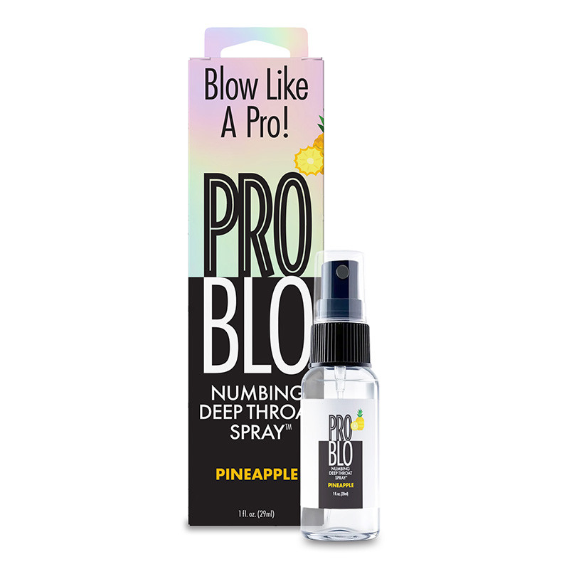 Pineapple Little Genie Pro Blo Deep Throat Numbing Spray
