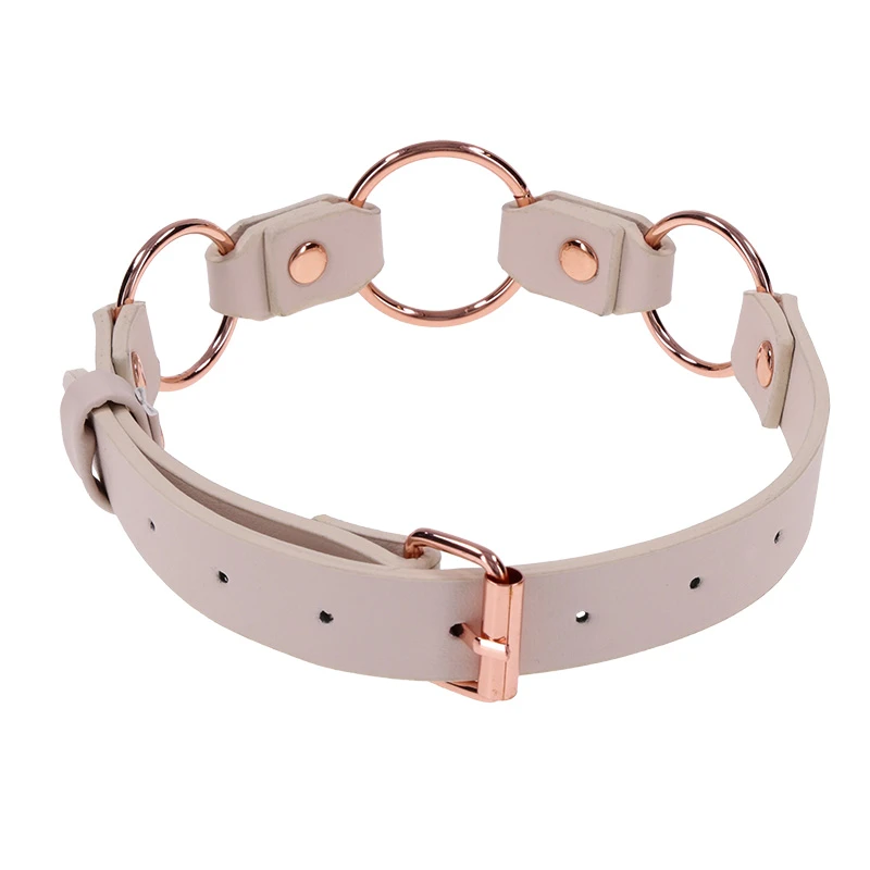 Sex & Mischief Peaches 'n CreaMe Ring Day Collar - Back