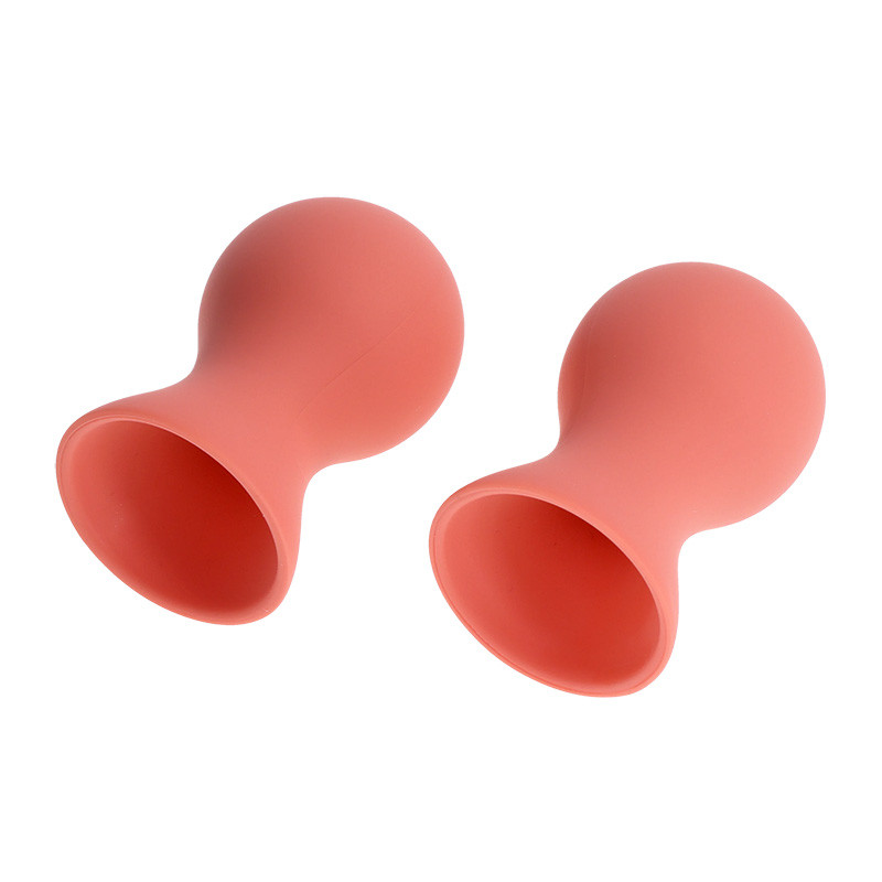 Sex & Mischief Peaches 'n CreaMe Silicone Nipple Suckers - Laying