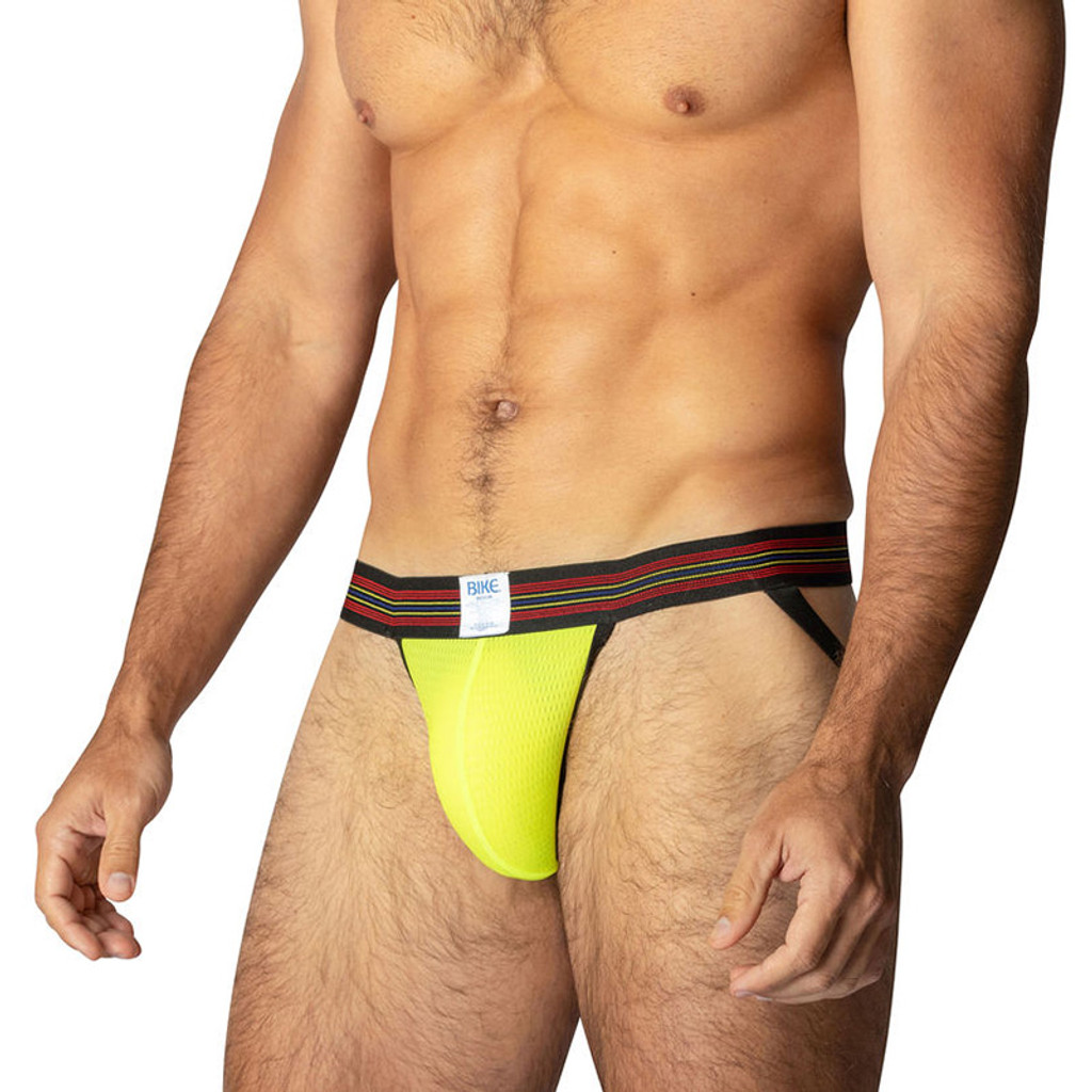 Lime Bike Athletic Active Jockstrap - Left