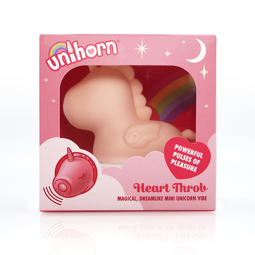 Unihorn - Heart Throb  Pulsing Mini Unicorn Vibe - Packaging