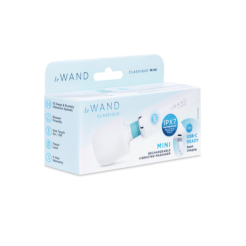 Le Wand Classique Mini Rechargeable Vibrating Massager - Packaging Front