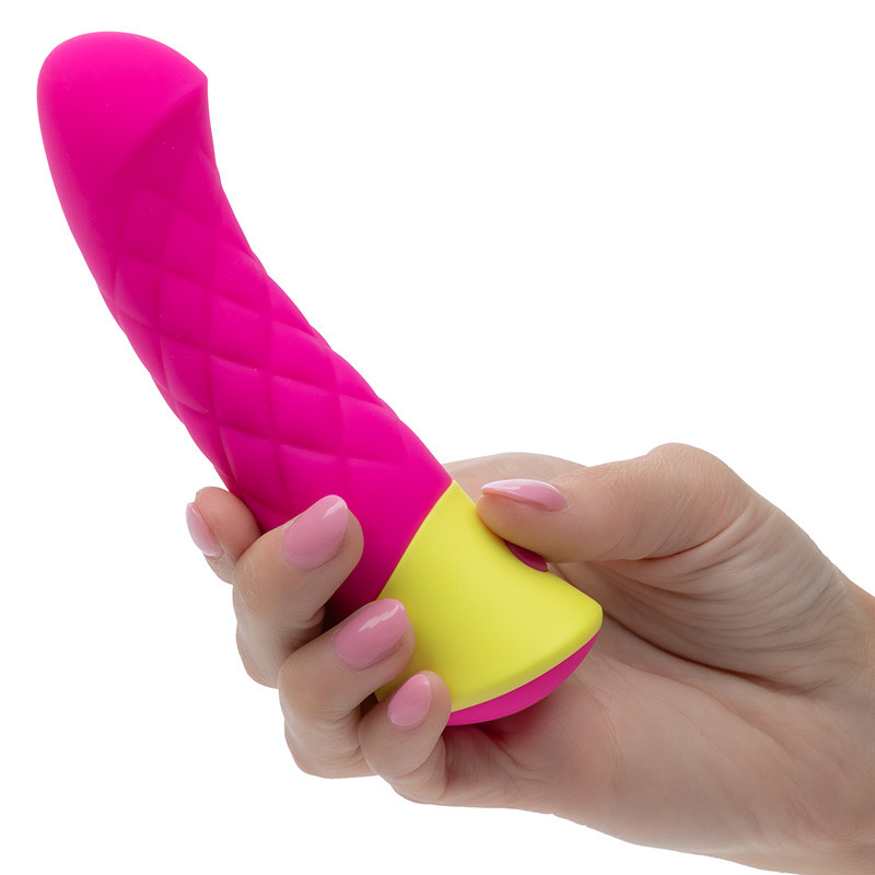 CalExotics Rave Quilted G Vibrator - Hand