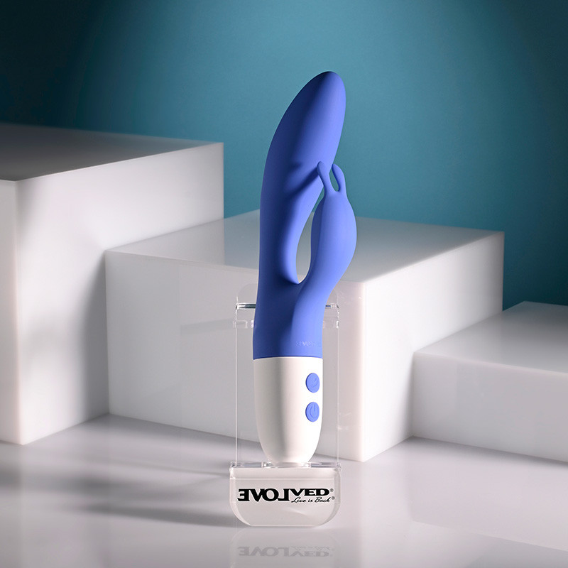 Evolved Novelties Funny Bunny Come Hither Vibrator - Right Side