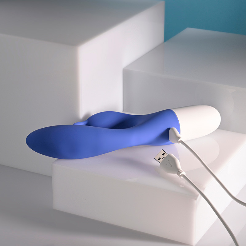 Evolved Novelties Funny Bunny Come Hither Vibrator - Charging
