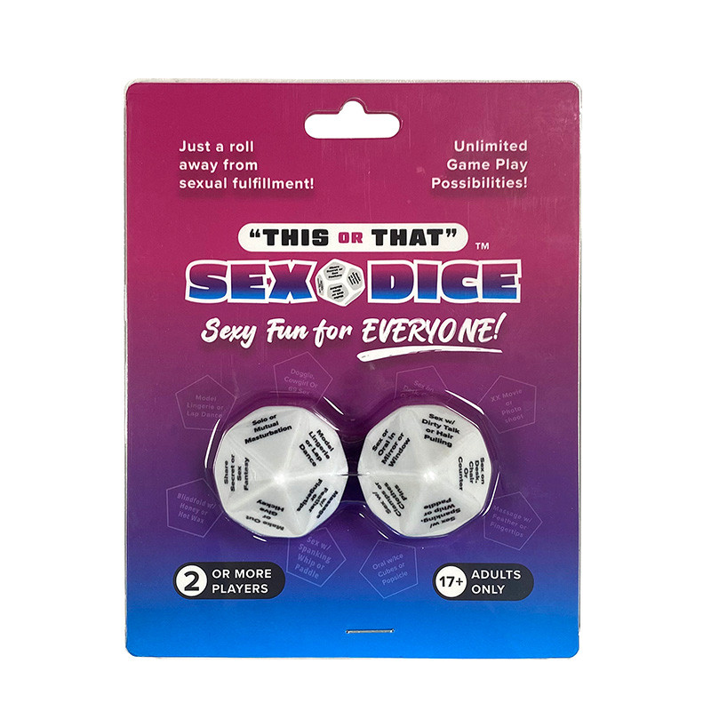 Ball & Chain "THIS or THAT" SEX DICE - Front