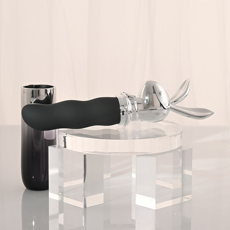 Playboy Pleasure Bunny on the Go Vibrator - Laying Tip with Cap