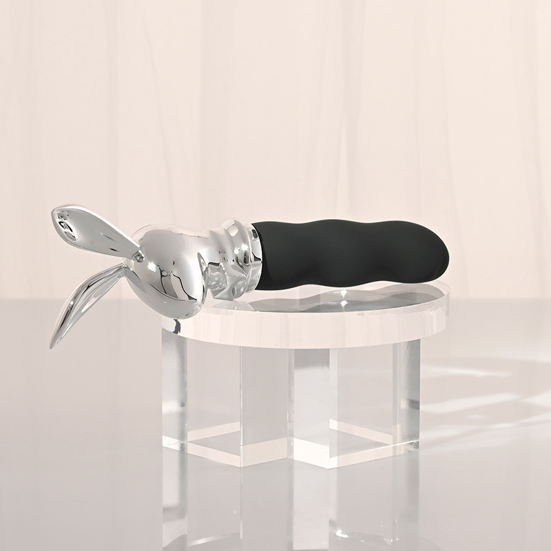 Playboy Pleasure Bunny on the Go Vibrator - Laying Head