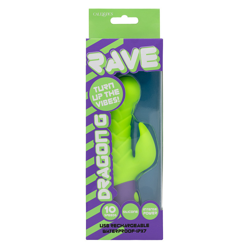 CalExotics Rave Dragon G Vibrator - Packaging Front