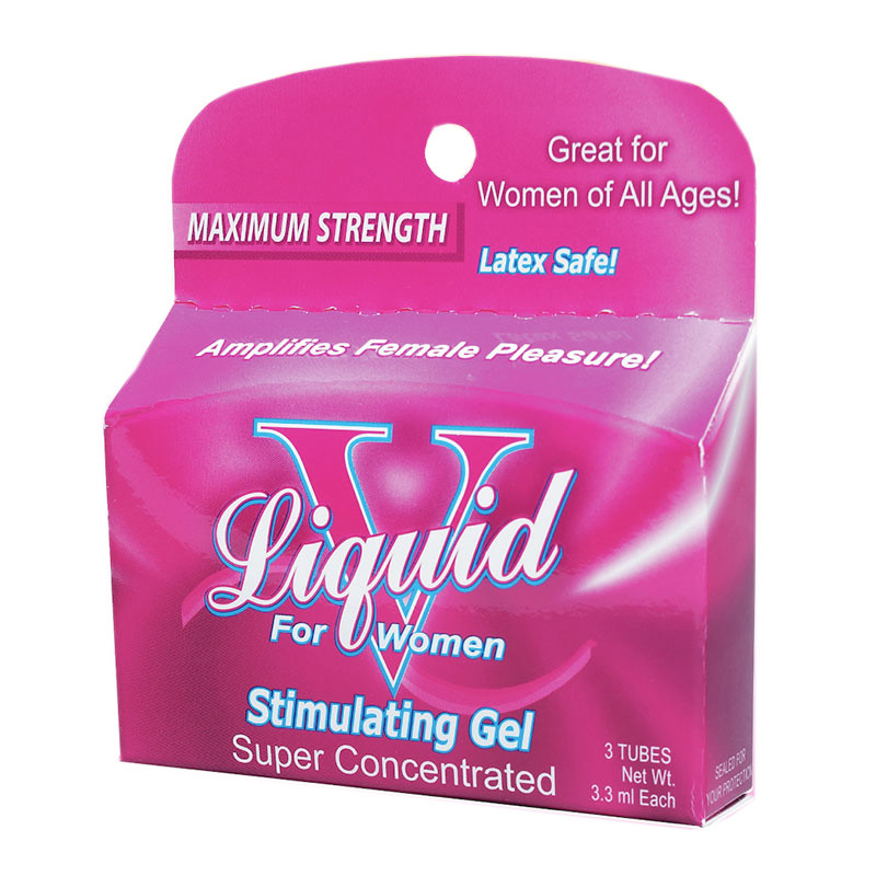 Body Action Liquid V For Women Stimulating Gel  3 Pack
