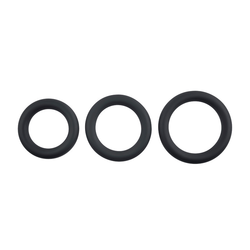 Selopa 3 Ring Circus Cock Rings - Front