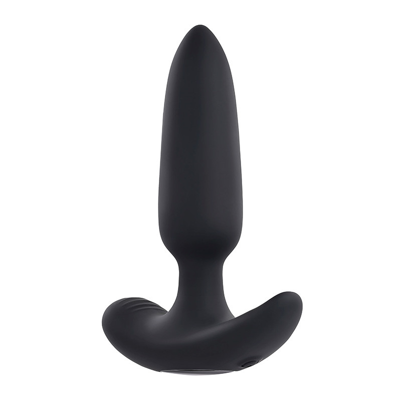 Black Beauty Remote Control Butt Plug - Front Right
