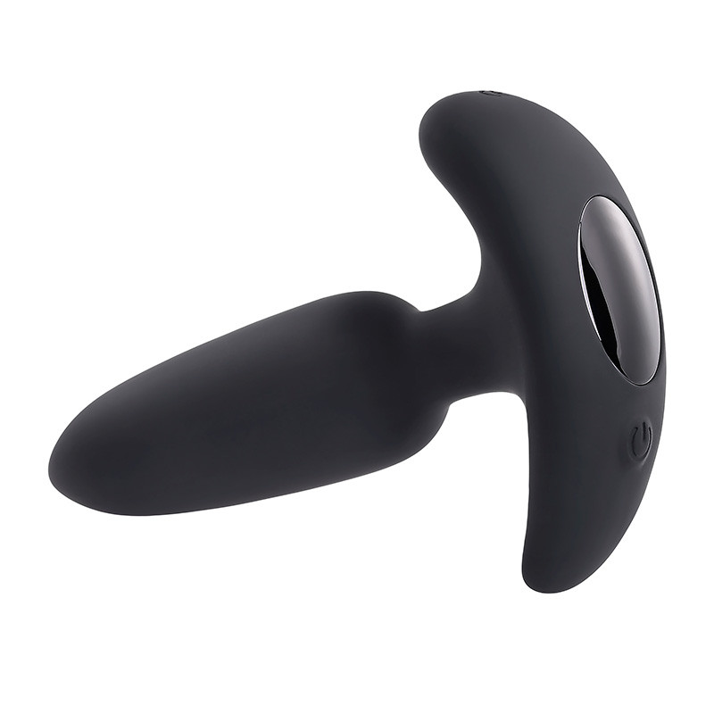 Black Beauty Remote Control Butt Plug - Base