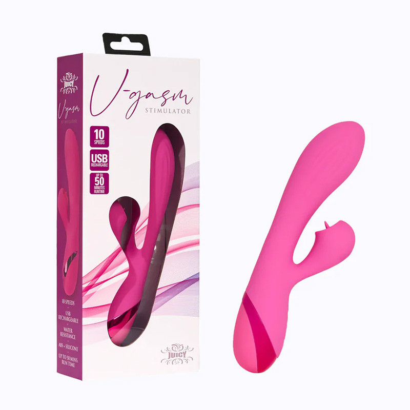 Juicy V-gasm Flicking Rabbit Vibrator - Packaging