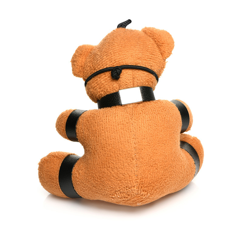 Master Series Gagged Teddy Bear Keychain - Back
