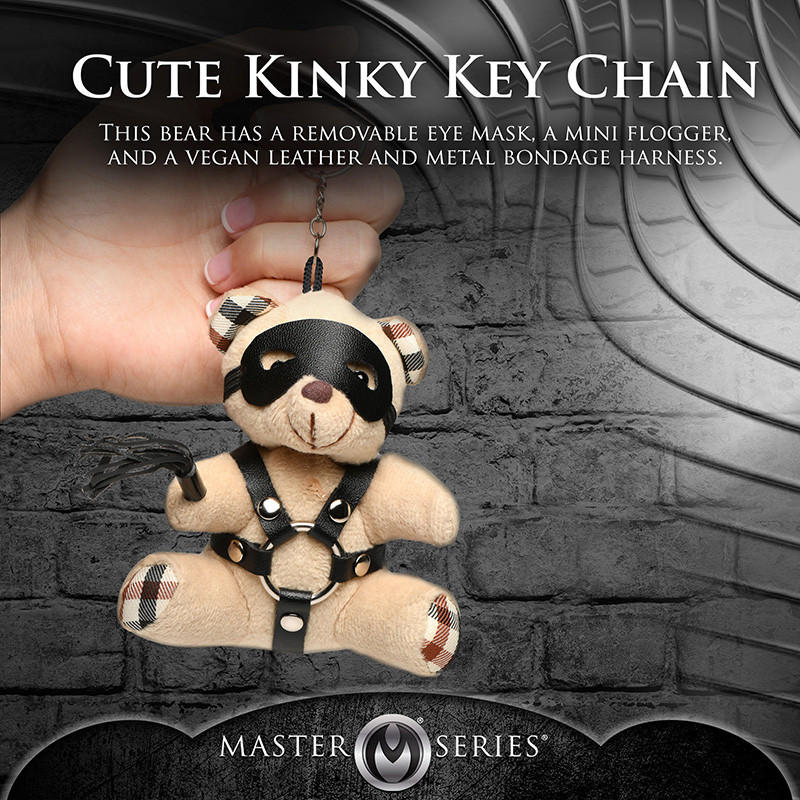 Master Series  BDSM Teddy Bear Keychain - Cute