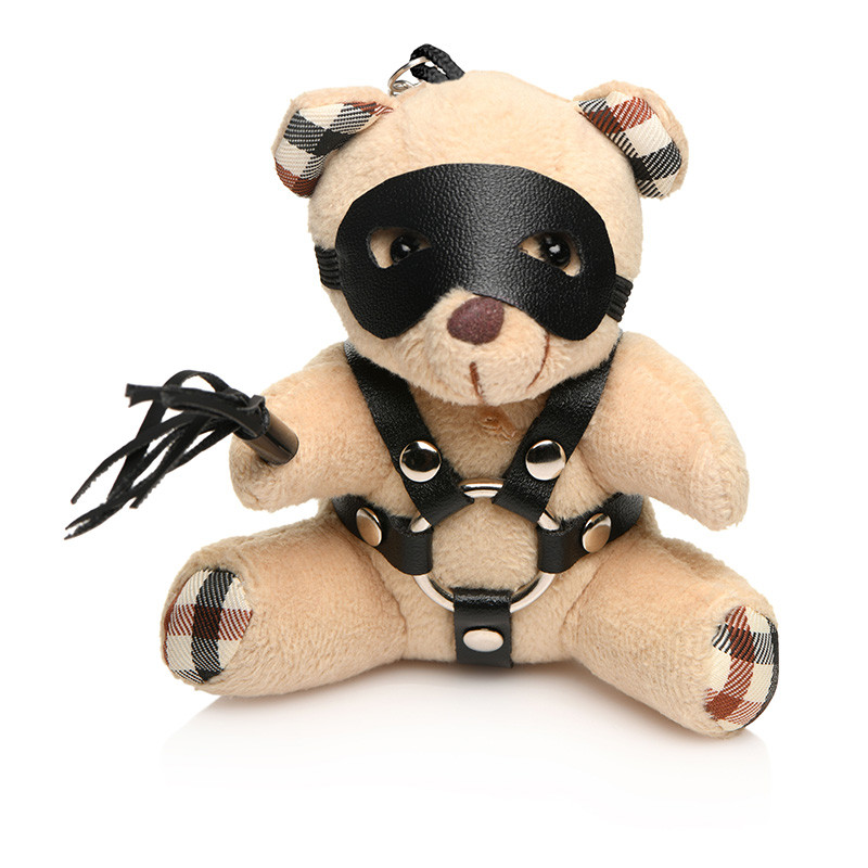 Master Series  BDSM Teddy Bear Keychain - Alt
