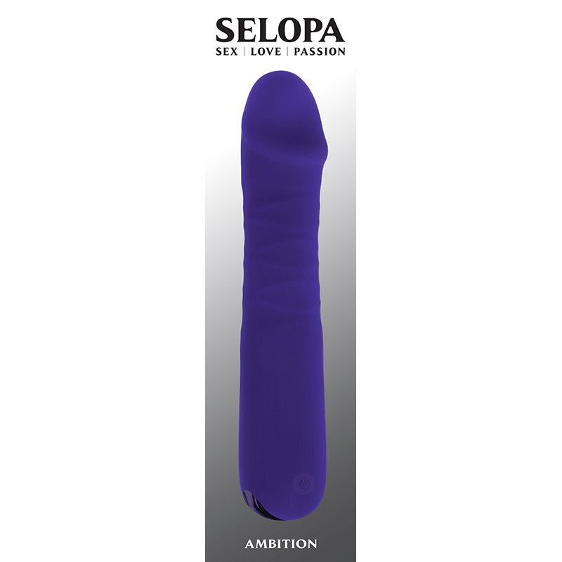 Selopa Ambition Phallic-Shaped Thrusting Vibrator - Packaging Front