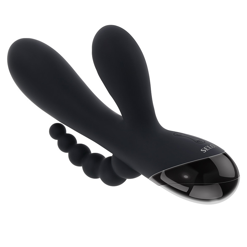 Selopa Triple Aces Triple-Shaft Vibrator - Laying