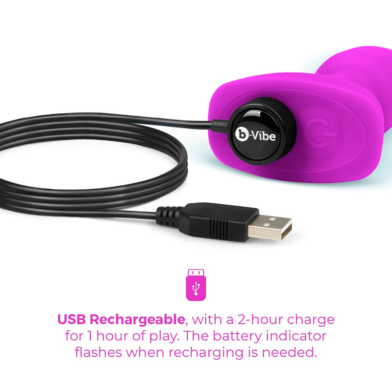 b-Vibe Rimming Plug Petite - USB Reachargeable