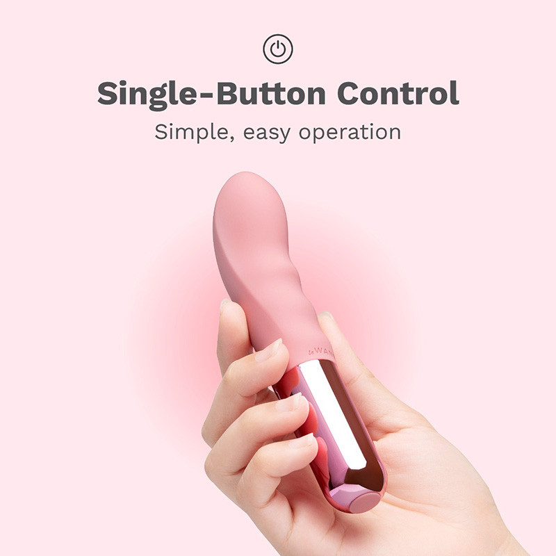 Le Wand Mini Vibe G-Thrill Rechargeable G-Spot Vibrator - Single Button