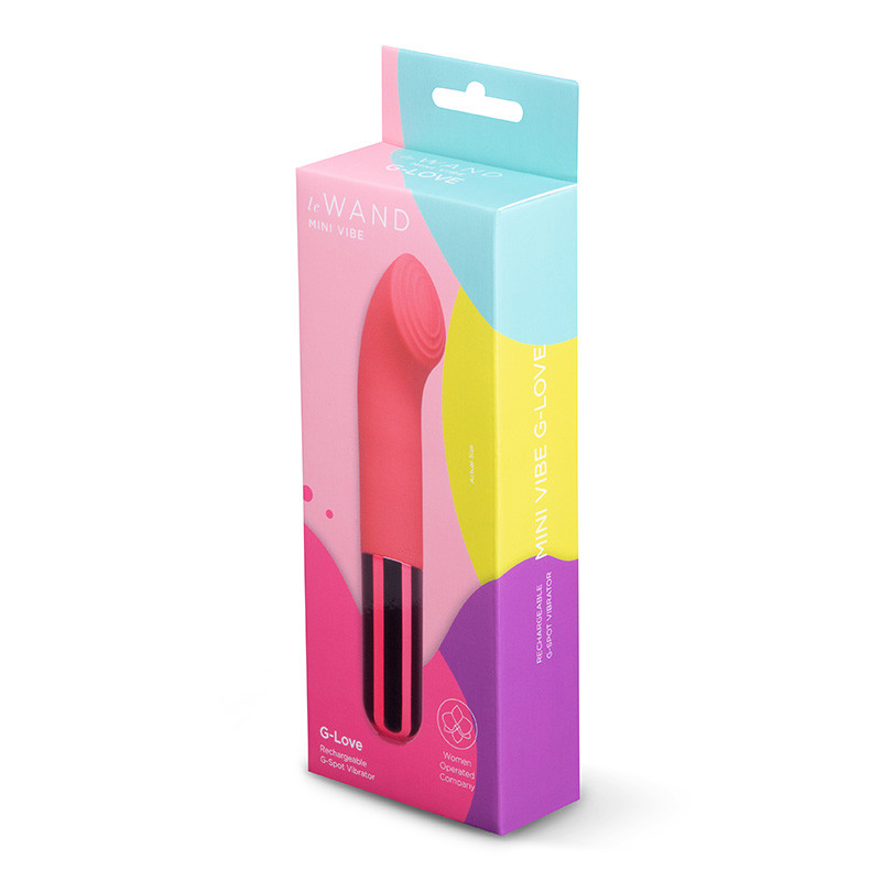 Le Wand Mini Vibe G-Love Rechargeable G-Spot Vibrator - Packaging Front