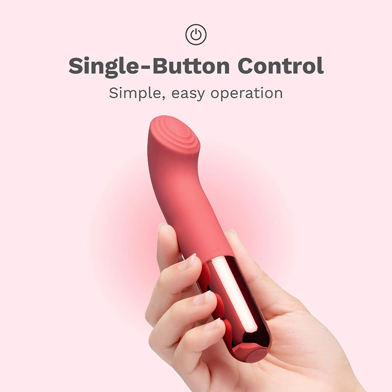 Le Wand Mini Vibe G-Love Rechargeable G-Spot Vibrator - Single Button