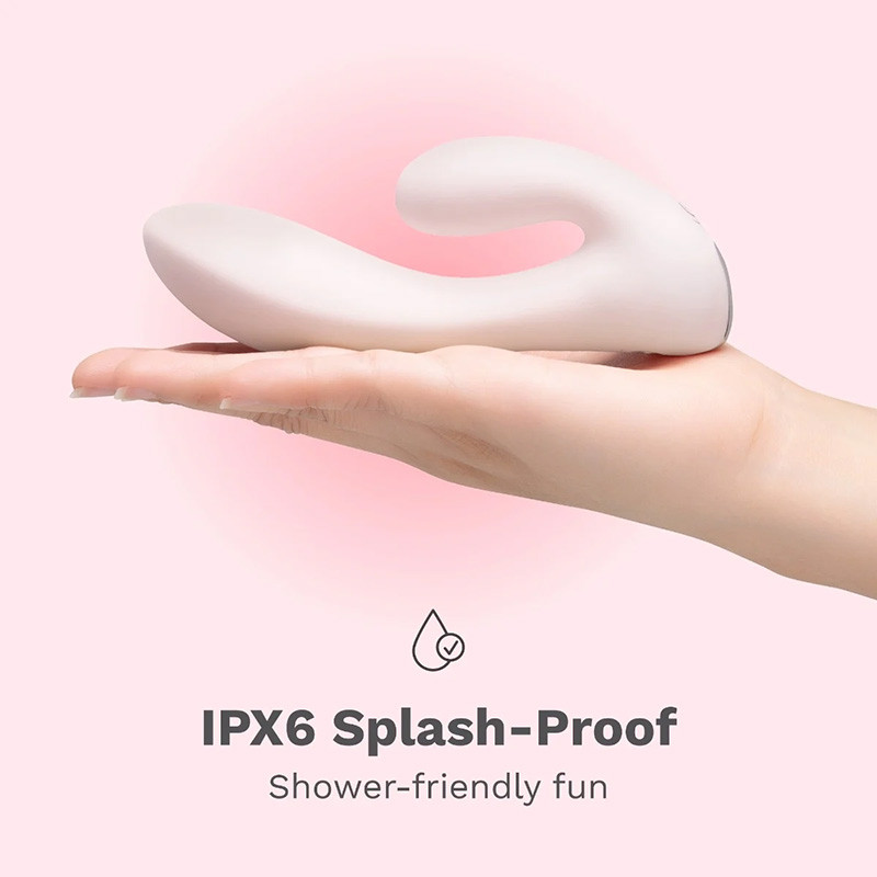 Le Wand Mini Vibe G-Double Rechargeable Clitoral & G-Spot Vibrator - IPX6