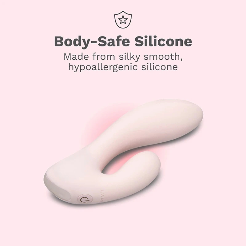 Le Wand Mini Vibe G-Double Rechargeable Clitoral & G-Spot Vibrator - Silicone
