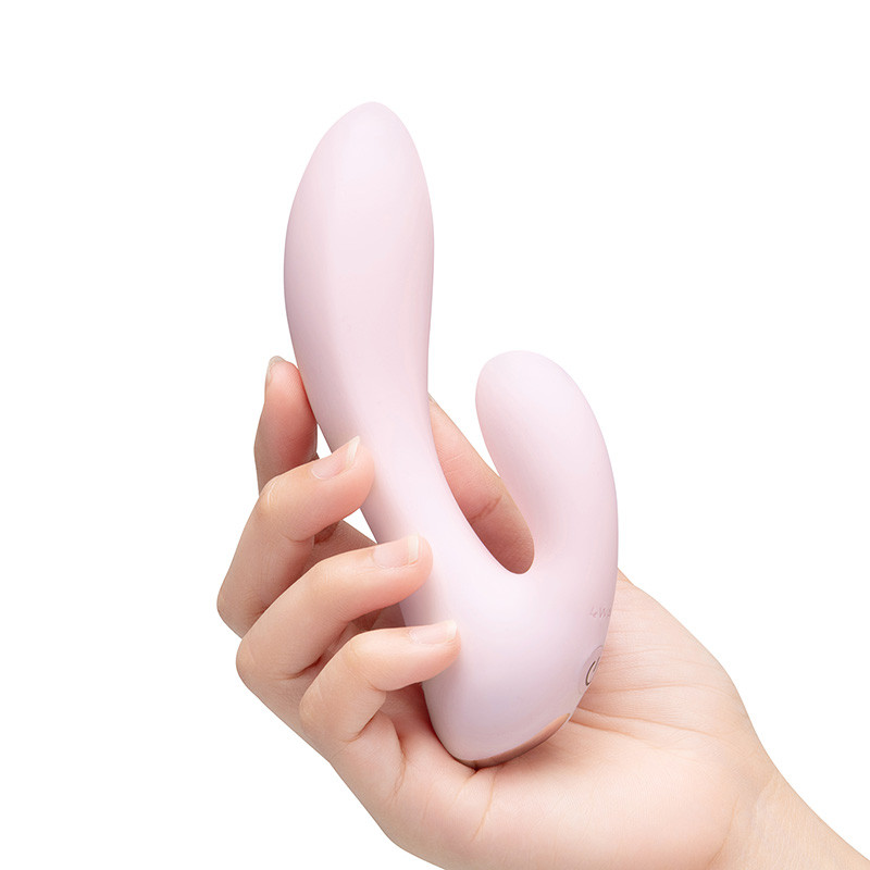 Le Wand Mini Vibe G-Double Rechargeable Clitoral & G-Spot Vibrator - Hand