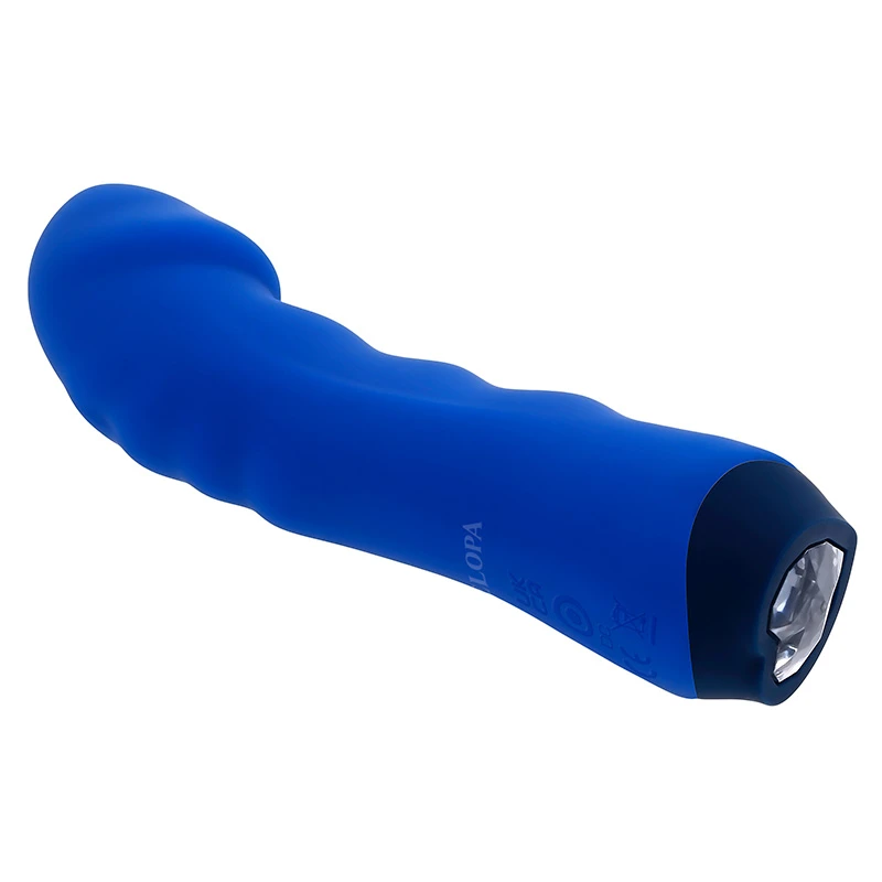 Selopa Petite Blue Banger Realistic Vibrator - Laying Right