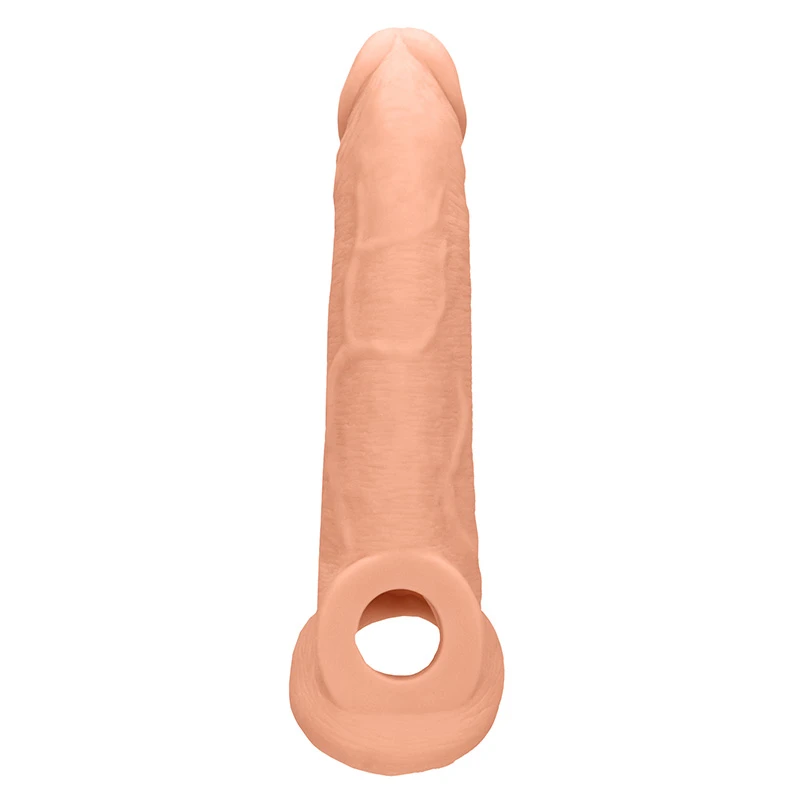Shots RealRock 9" Penis Extender with Rings - Bottom