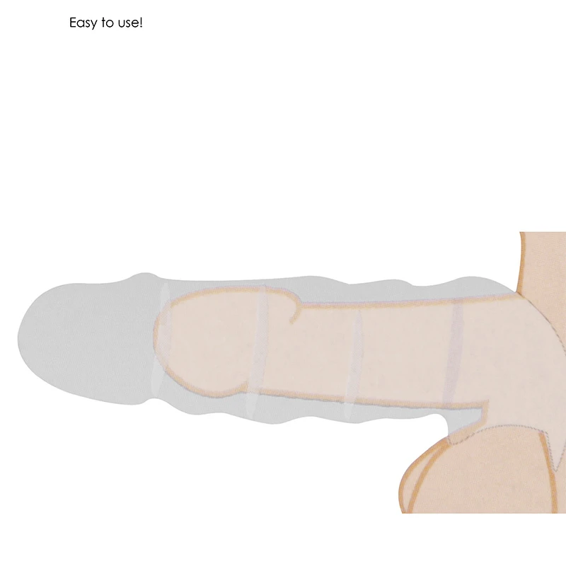 Shots RealRock 9" Penis Extender with Rings - Directions