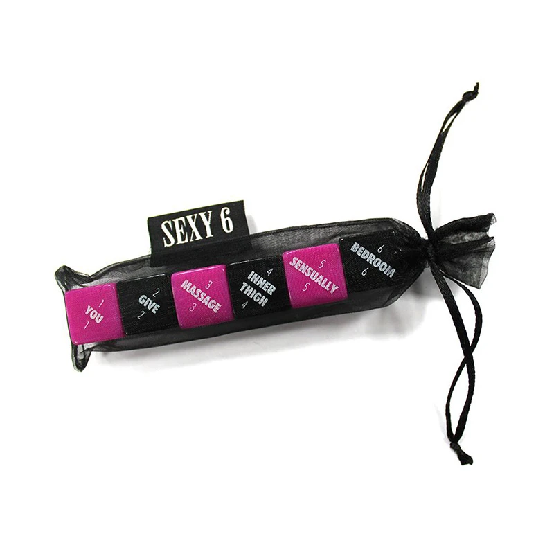Creative Conceptions Sexy 6 Foreplay Edition Dice Game - Storage Pouch