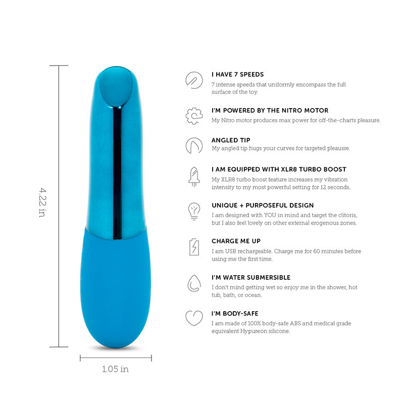 NU Sensuelle XLR8 Bullet Nikita - Features